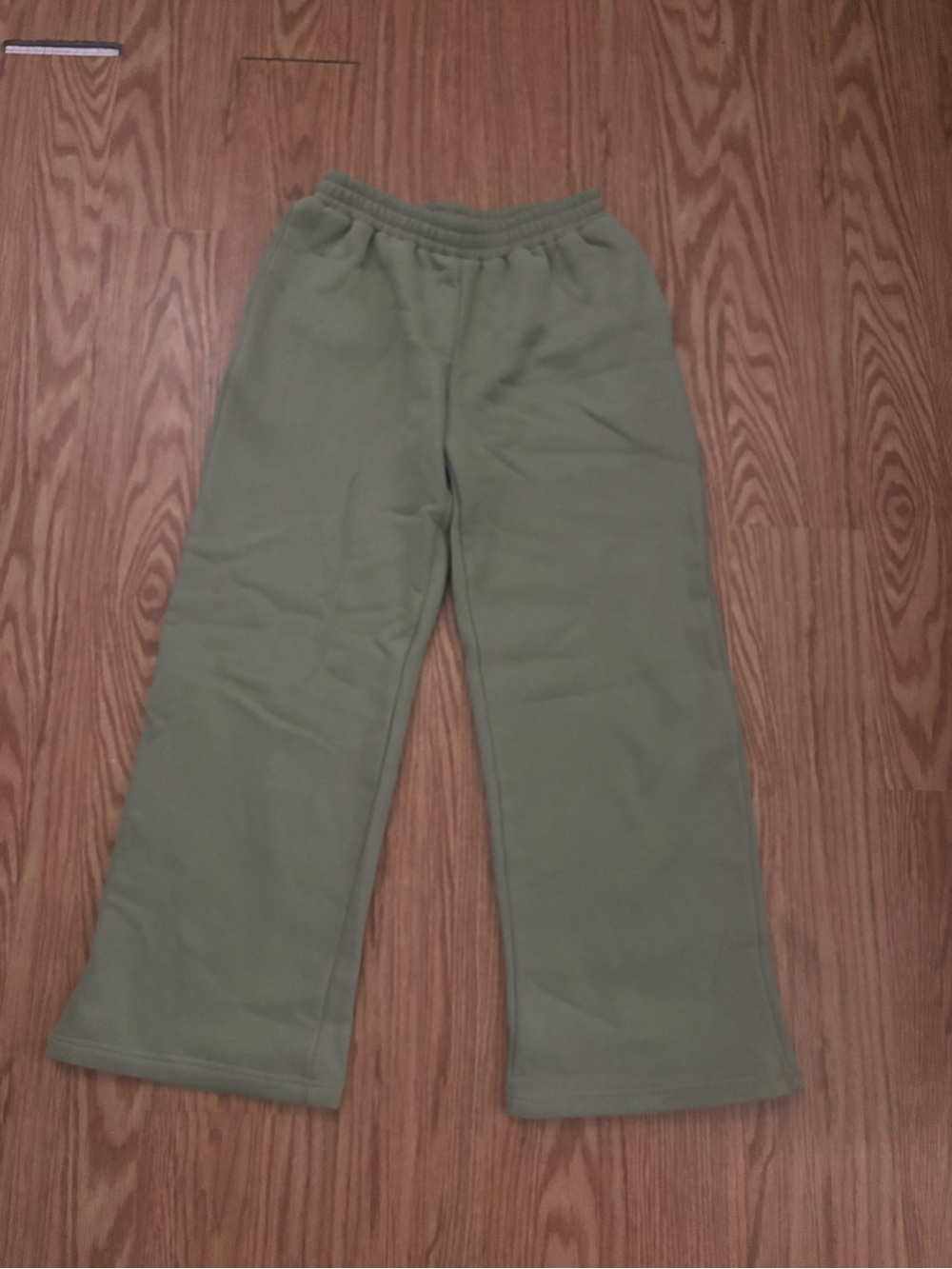 Edikted Kids Olive Green Fleece Joggers